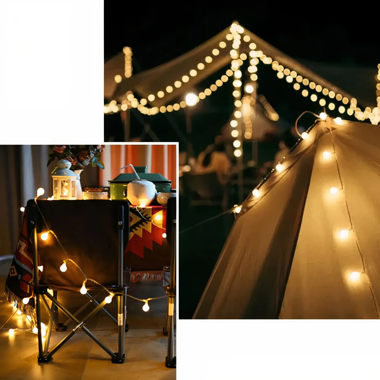 Soft enough to add romance, yet bright enough to keep the party going.