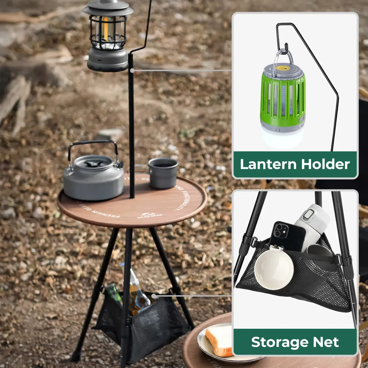 Stay lit, stay organized with the added convenience.