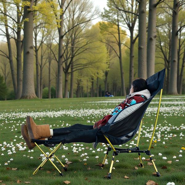 Stool with Footrest for Outdoor Chair